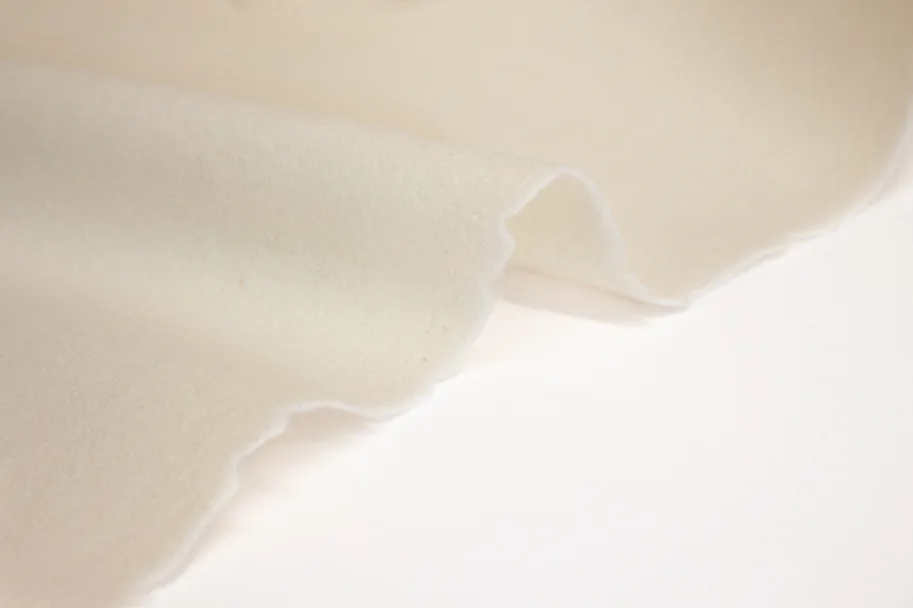 Wool Fabric Deadstock - Antique White