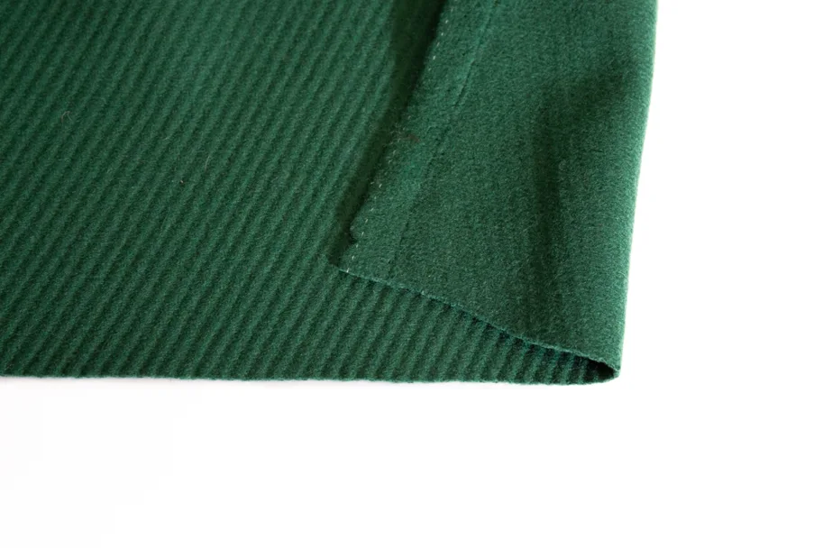 Wool Fabric Deadstock - Forest Green