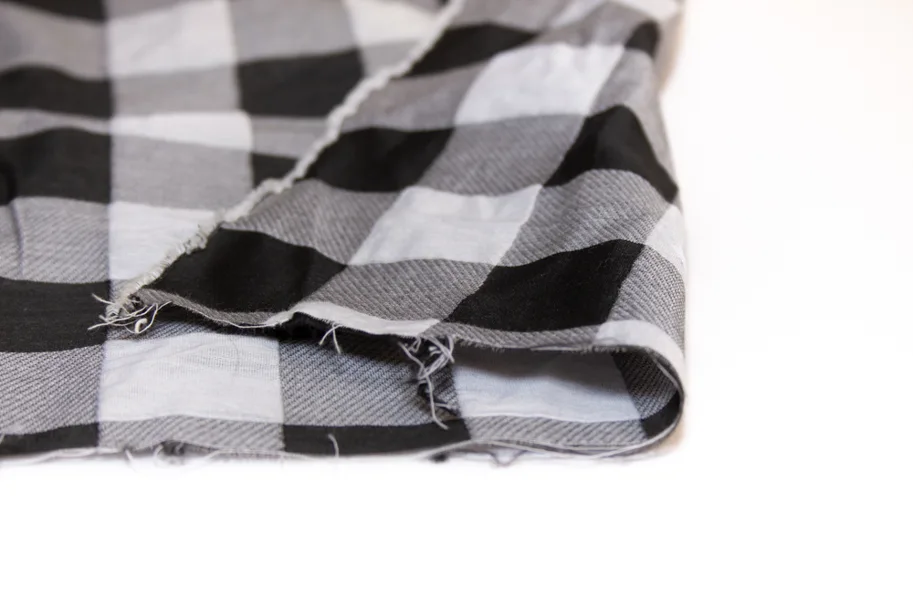 Silk-Cotton Deadstock - Big Gingham Check