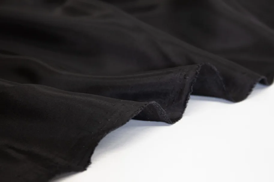 Seide Cupro Deadstock - Black