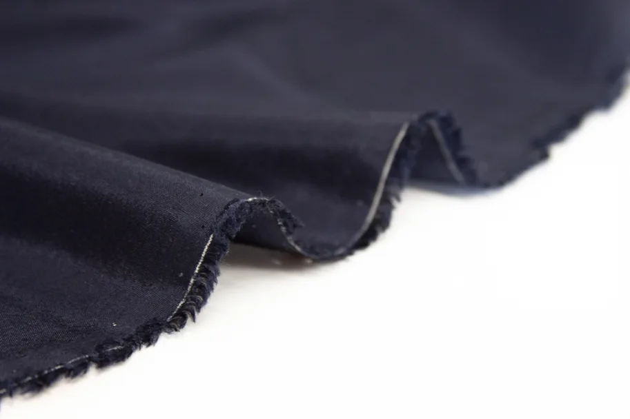 Seide Deadstock - Night Blue