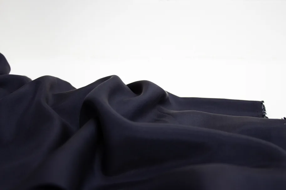 Seide Deadstock - Night Blue