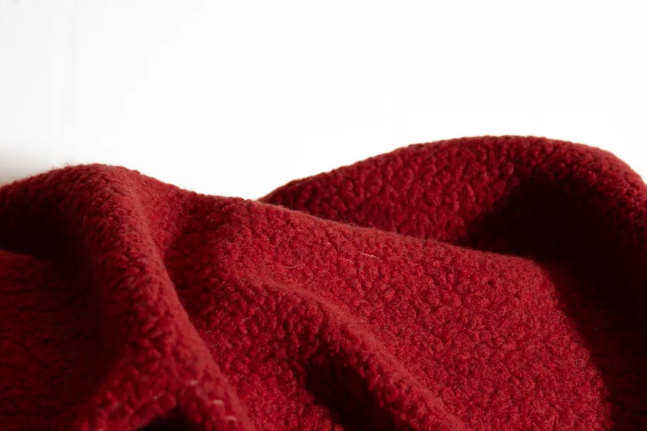 Merino Teddy Wollplüsch - Apple