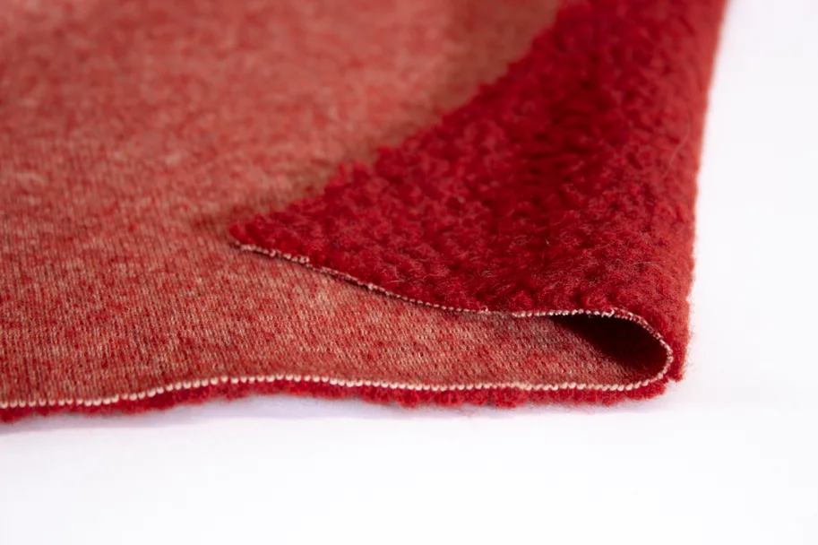 Merino Teddy Wollplüsch - Apple