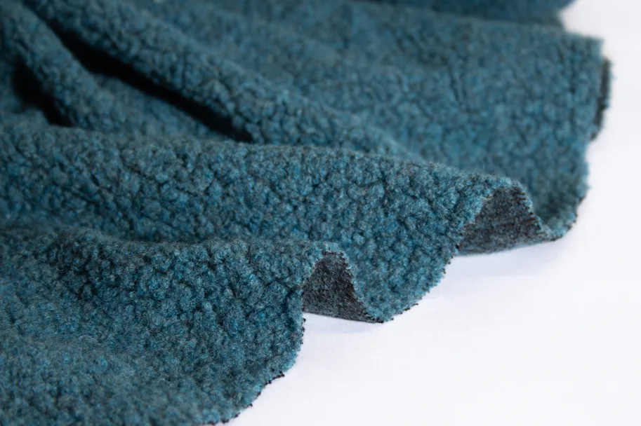 Merino Teddy Wool Plush - Blue Spruce