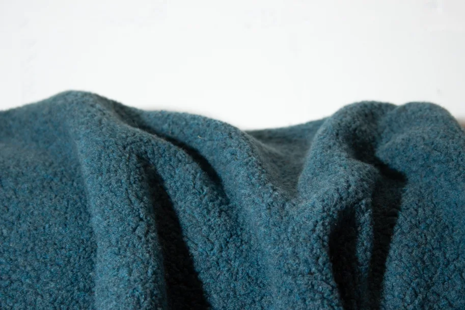 Merino Teddy Wool Plush - Blue Spruce