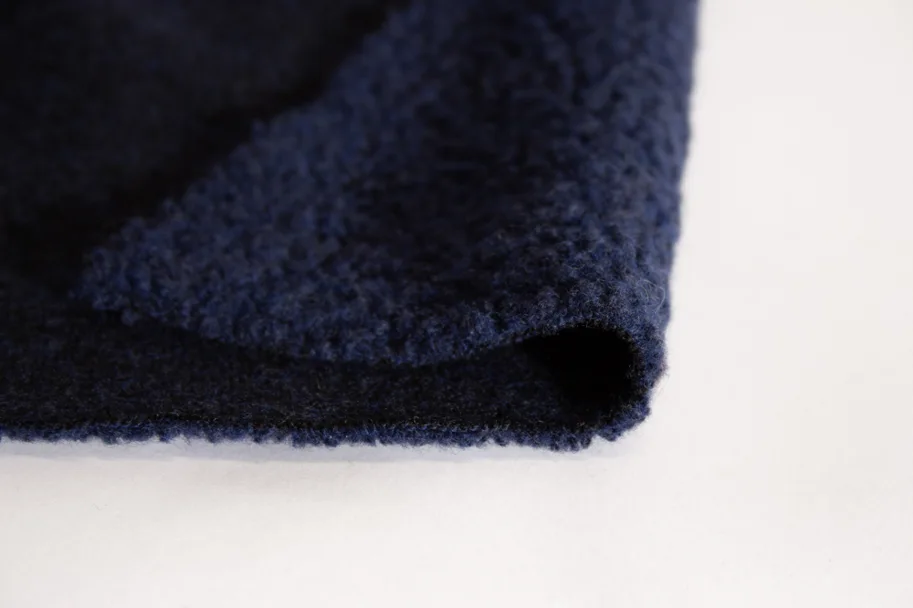 Merino Teddy Wollplüsch - Midnight Sky