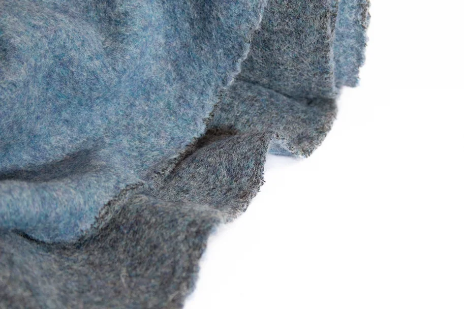 Organic Wool Fleece - Frozen Lake