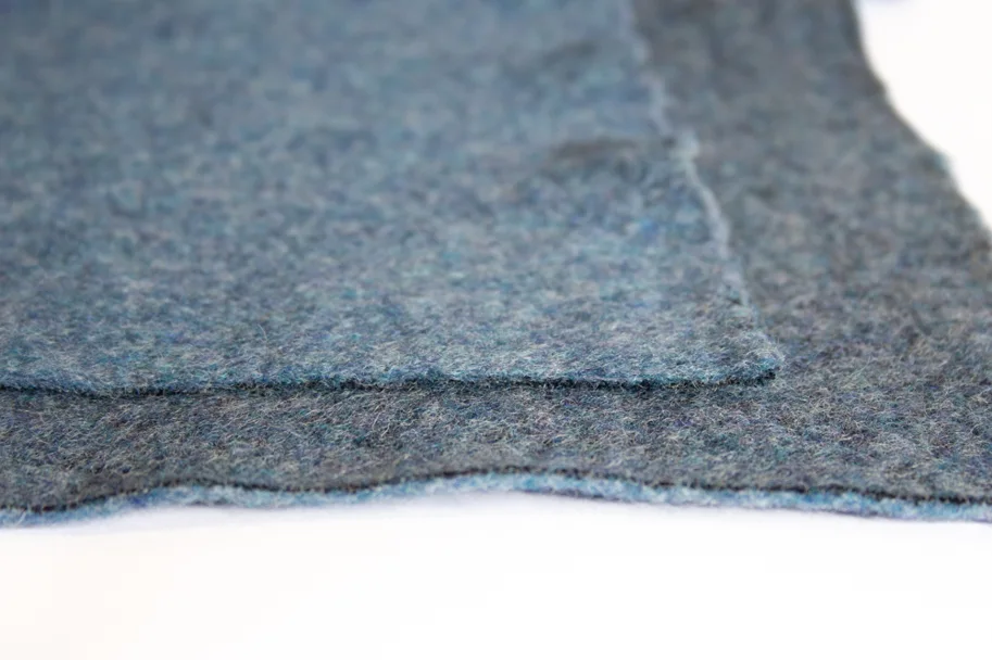 Organic Wool Fleece - Frozen Lake