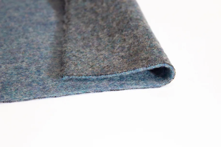 Organic Wool Fleece - Frozen Lake