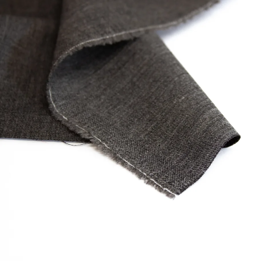 Wool Fabric Deadstock - Classic Grey