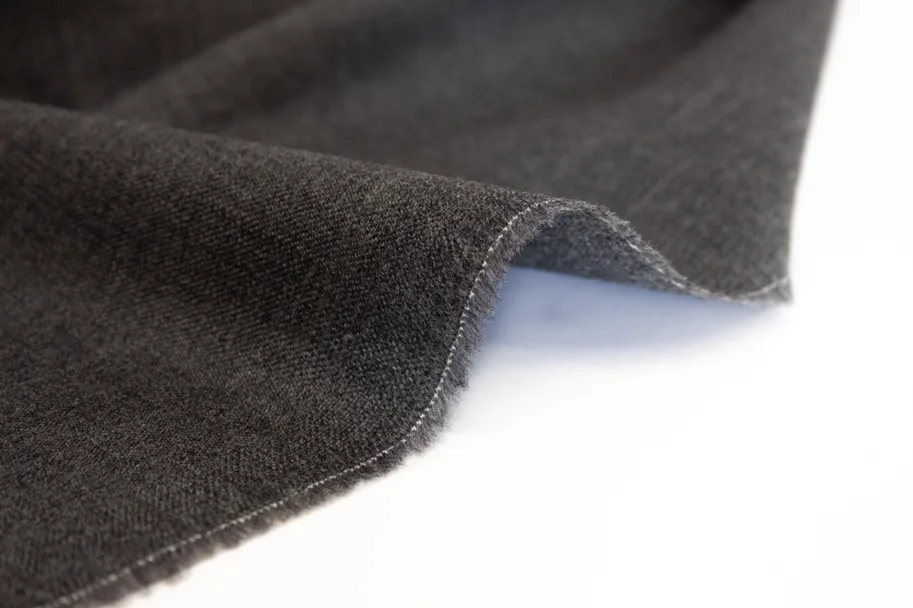 Wool Fabric Deadstock - Classic Grey