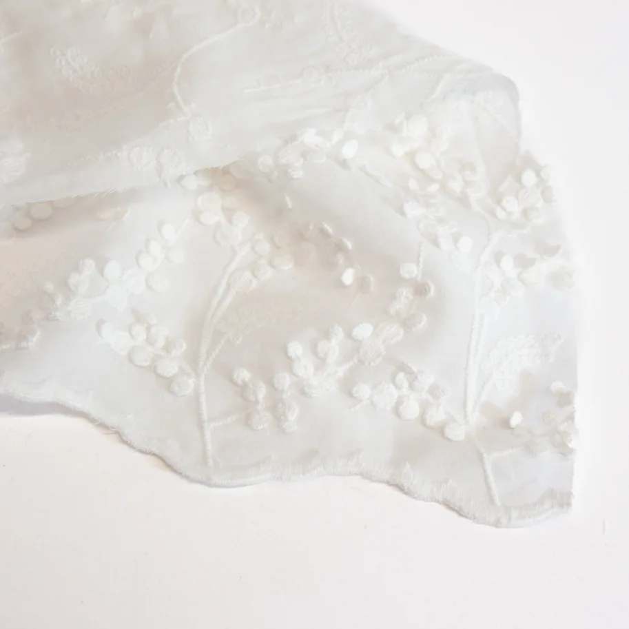 Bio Spitzenstoff - Mimosa Off-White