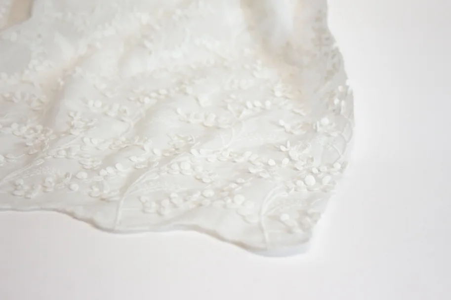 Bio Spitzenstoff - Mimosa Off-White