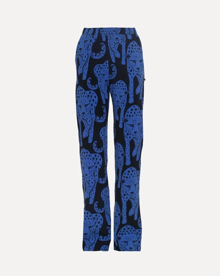 Organic Jersey - Cheetah Blue