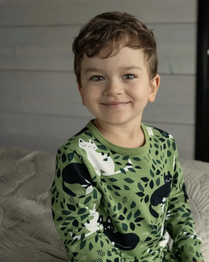 Organic Jersey - Hide Seek Cats