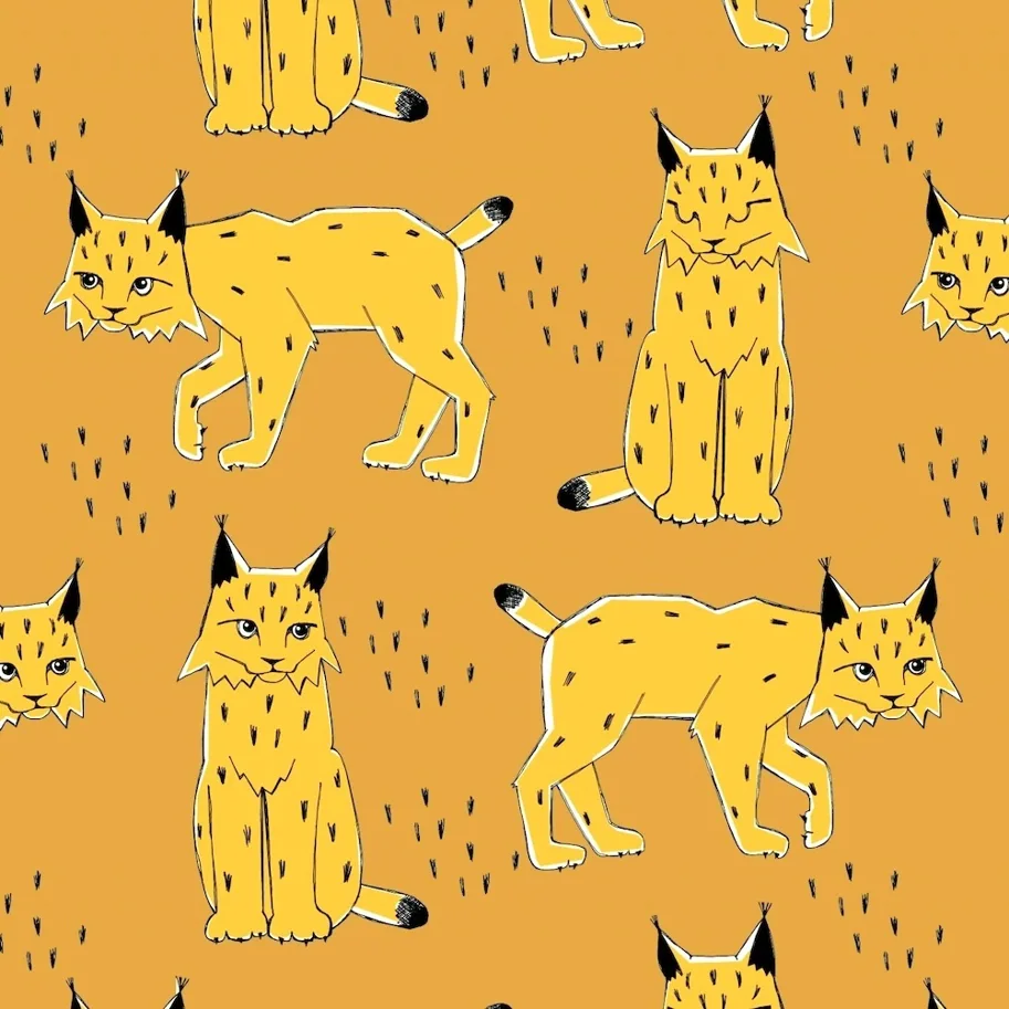 Organic Jersey - Lynx Ochre Sun