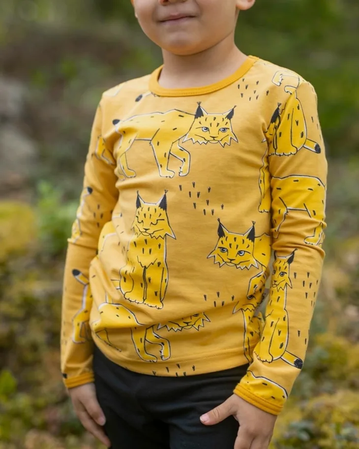 Organic Jersey - Lynx Ochre Sun