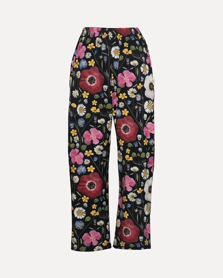 Organic Jersey - Whisper of Summer Black