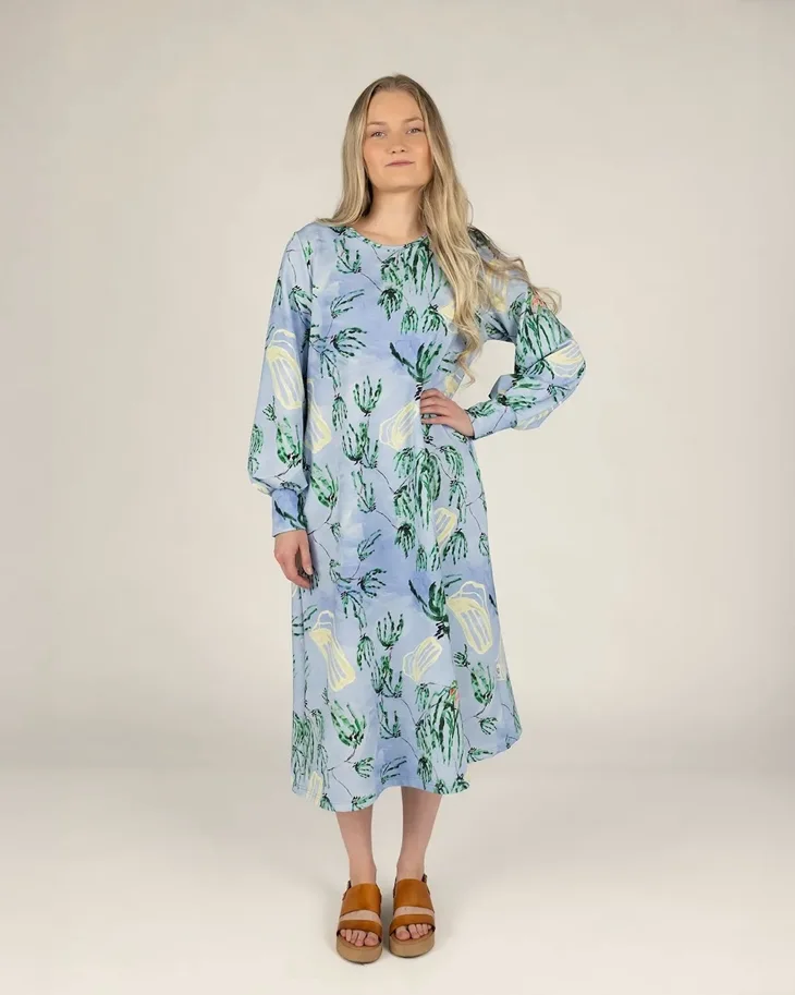 Organic Sweat French Terry - Nightfall Gouache Blue