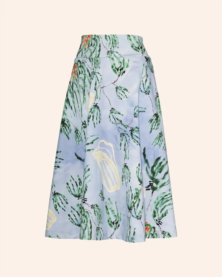 Organic Sweat French Terry - Nightfall Gouache Blue