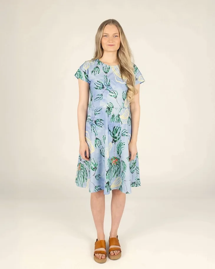 Organic Sweat French Terry - Nightfall Gouache Blue