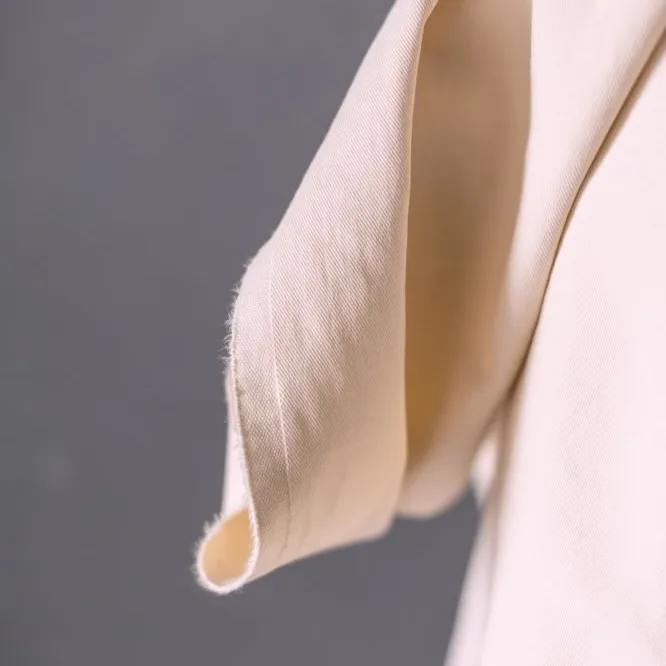 Bio Sanded Twill - 8oz Classic Ecru