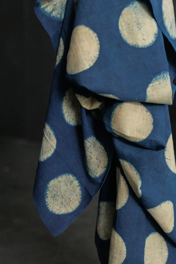 Indian Cotton - Osaka Indigo Offwhite