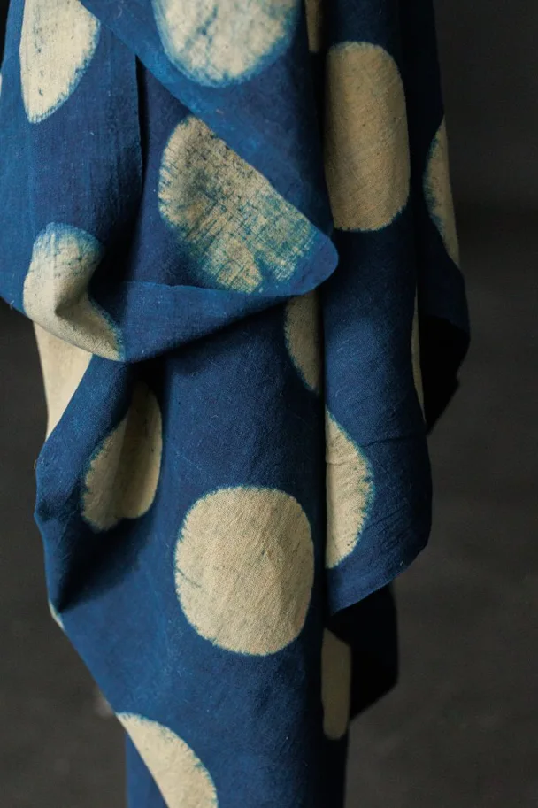 Indian Cotton - Osaka Indigo Offwhite