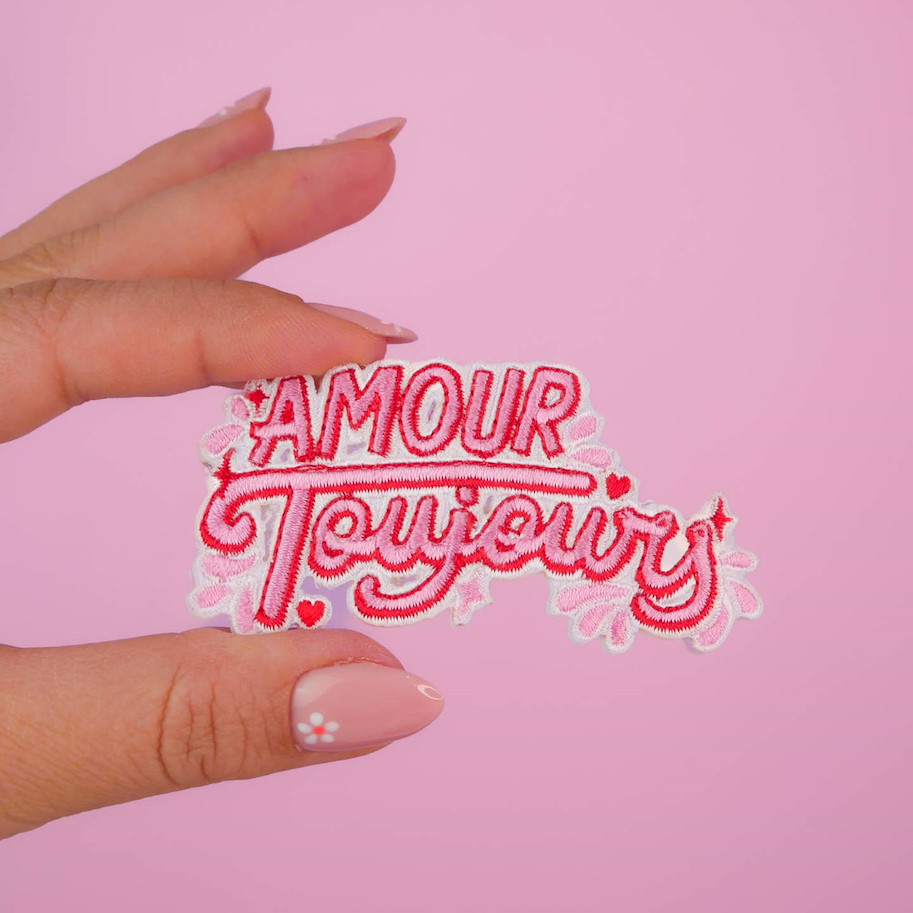 Amour Toujours Patch Bügelbild - Malicieuse
