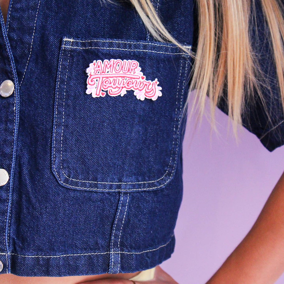 Amour Toujours Patch Bügelbild - Malicieuse