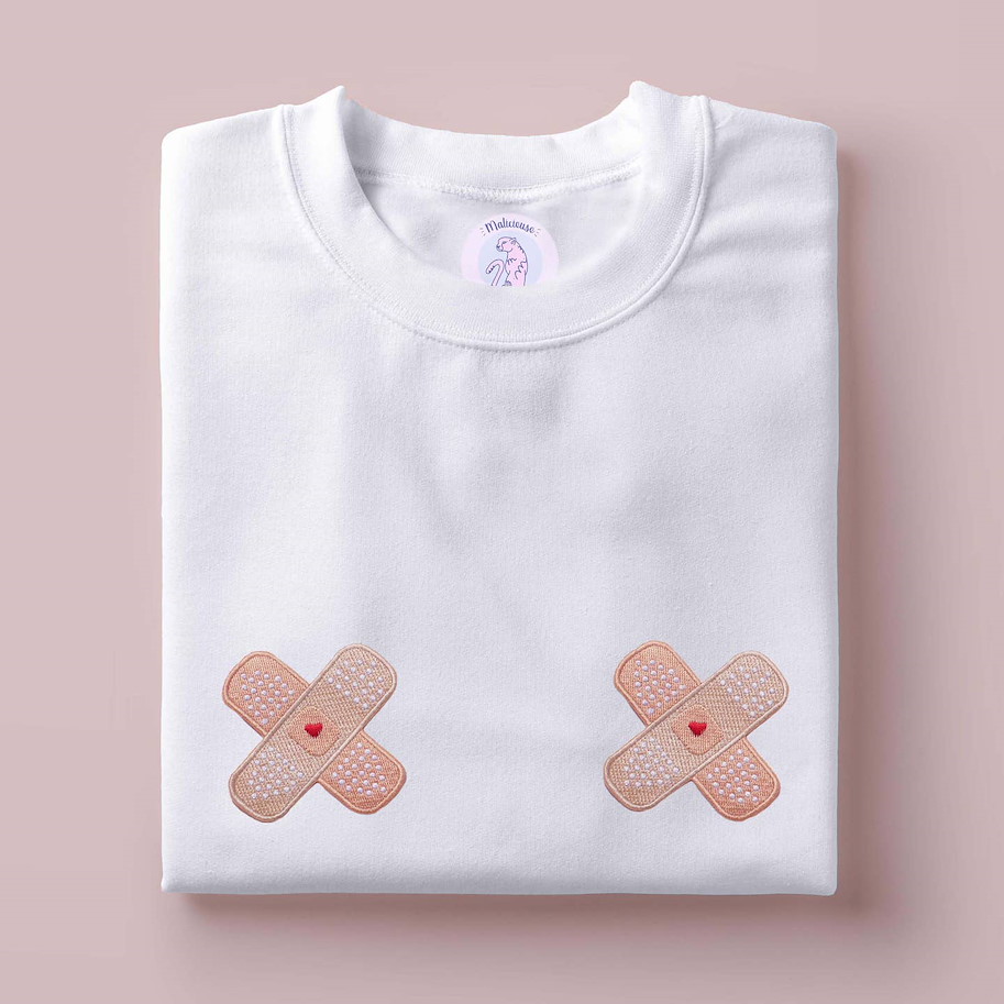 Bandage Patch Bügelbild - Malicieuse
