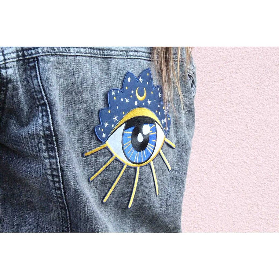 Eye XL Patch Bügelbild - Malicieuse