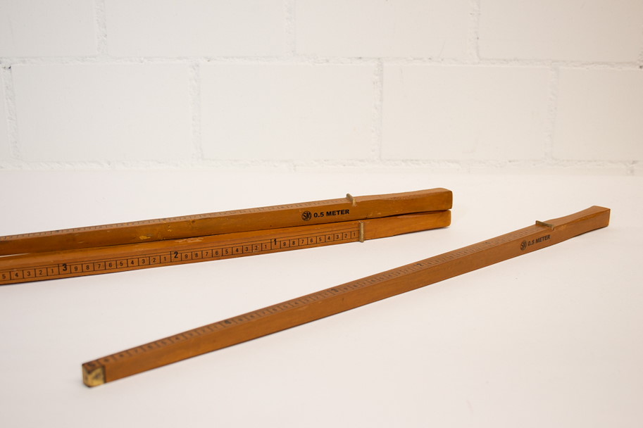 Meterstab Holz ½ Meter