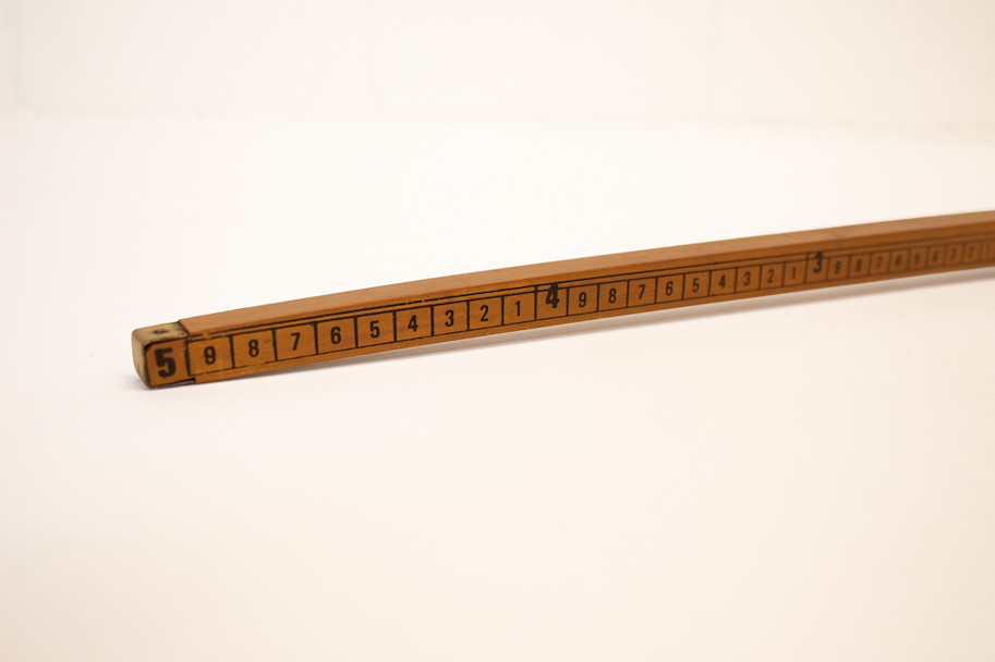 Meterstab Holz ½ Meter