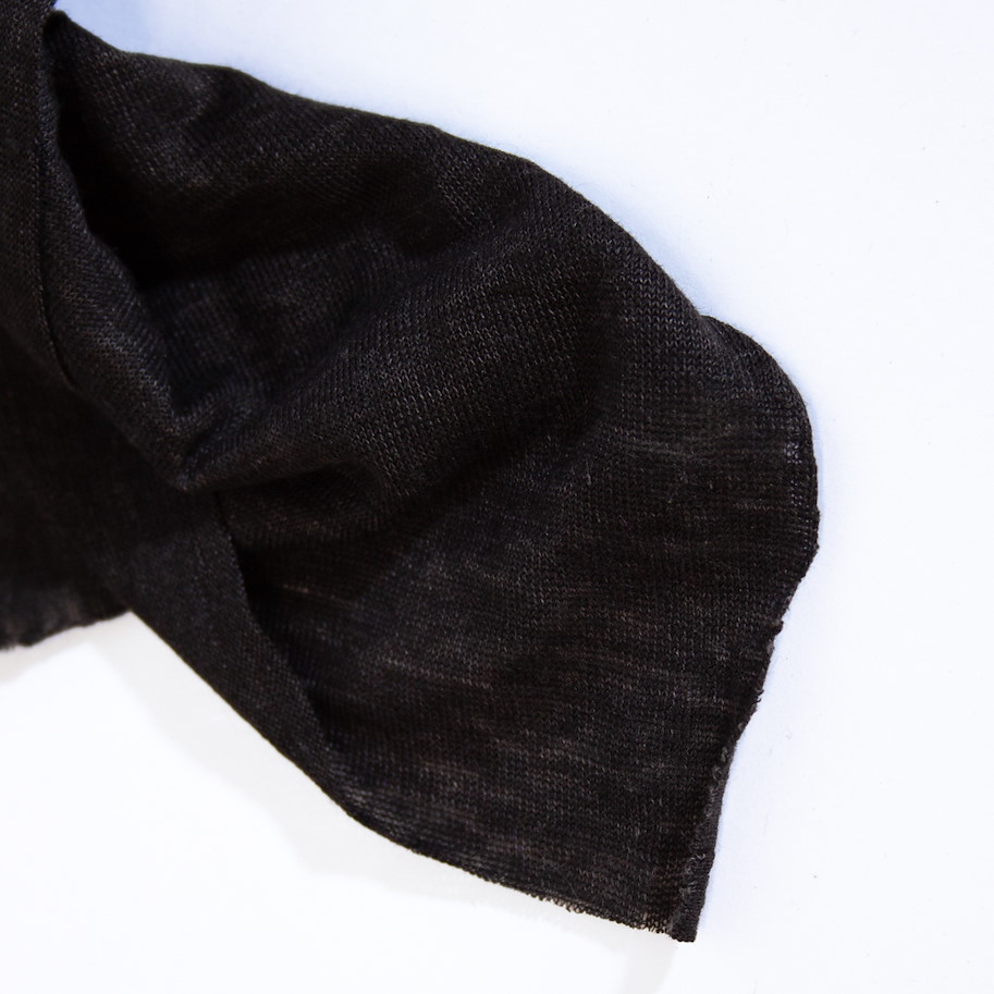 Leinen Jersey - Vintage Black