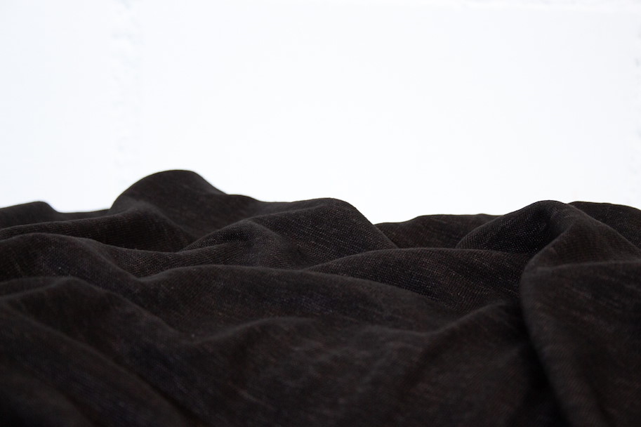 Leinen Jersey - Vintage Black