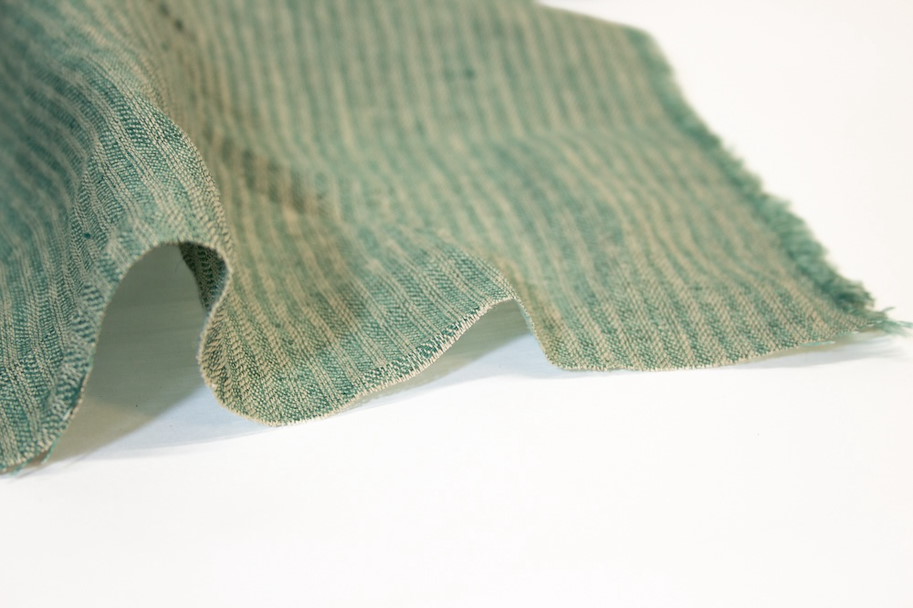 Hanf Leinen - Stripes Eucalypt