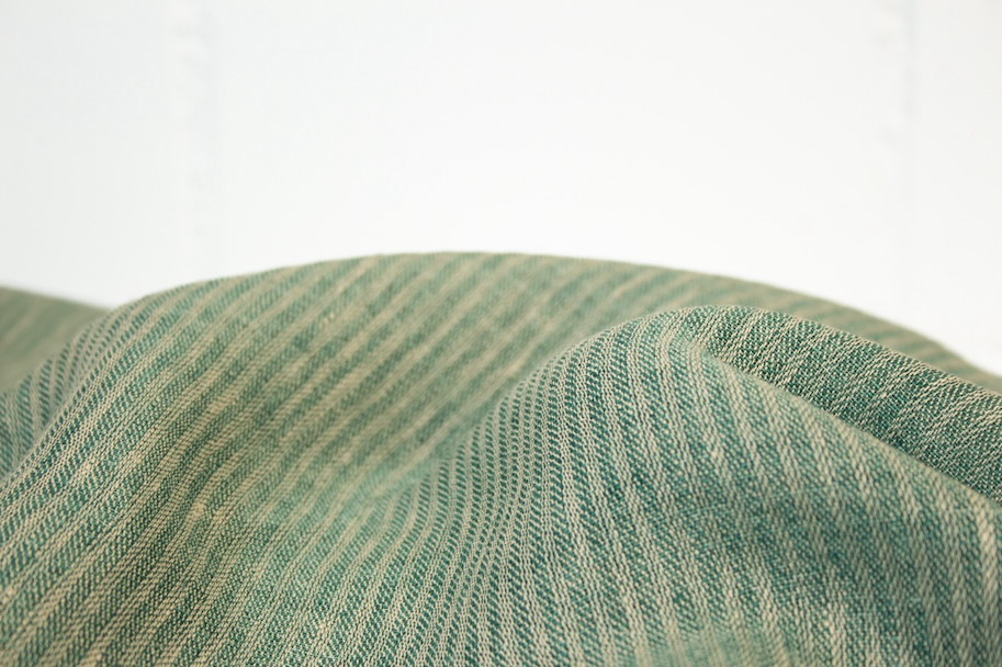 Hanf Leinen - Stripes Eucalypt