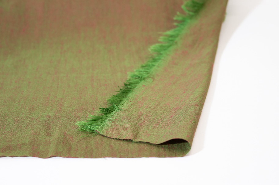 Leinen-Seide - Algae Pink Green