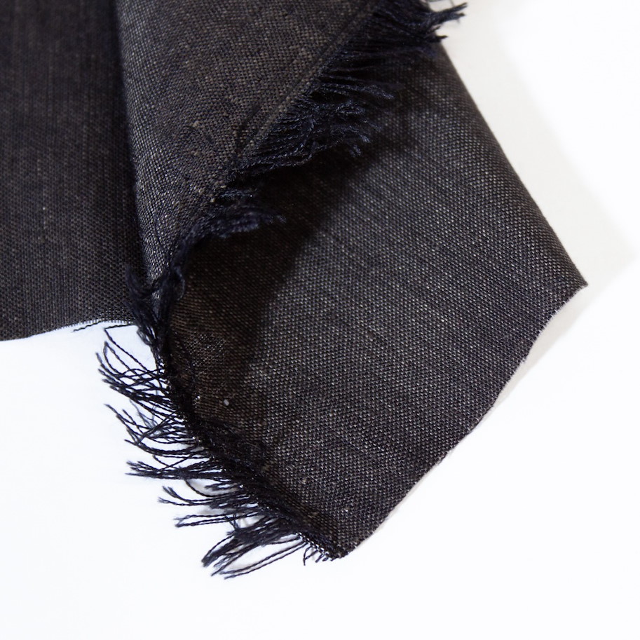 Leinen-Seide - Dark Night Blue