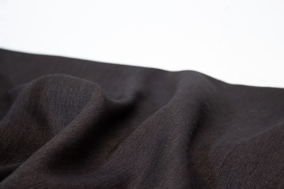 Leinen-Seide - Dark Night Blue