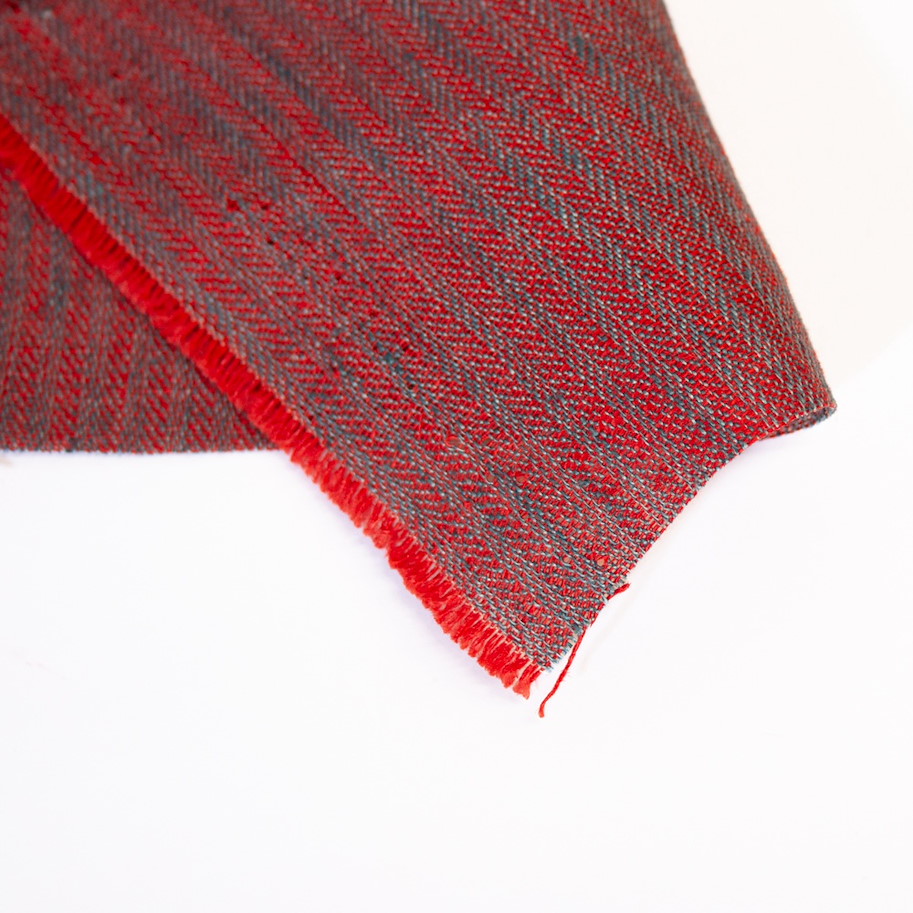 Hemp Linen - Stripes Orchid