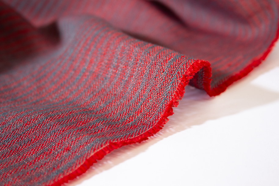 Hemp Linen - Stripes Orchid