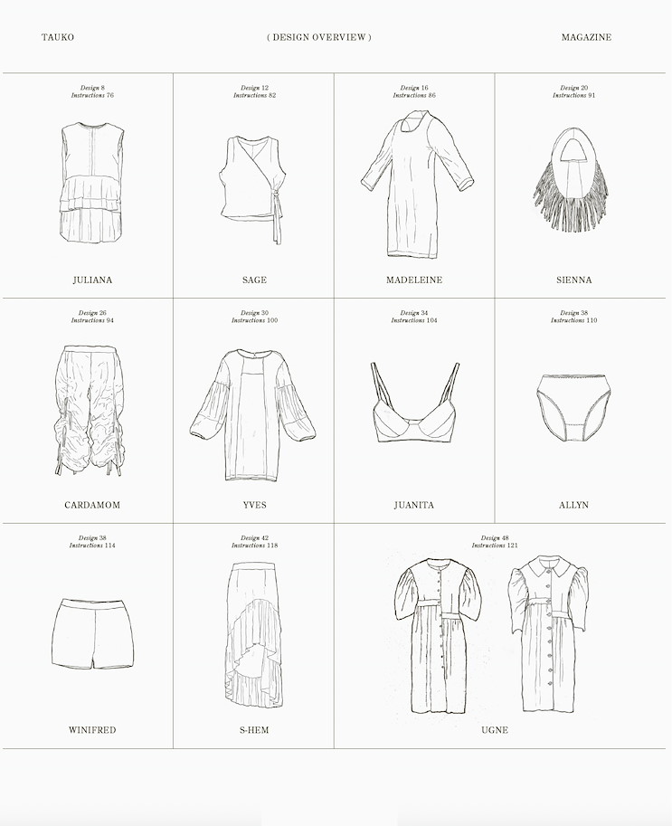 Tauko Magazine - Issue 20 Layers (Nähmagazin Englisch)