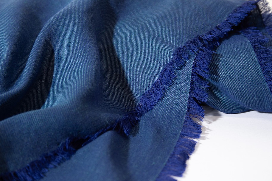 Linen Tencel Twill - Fjord Blue