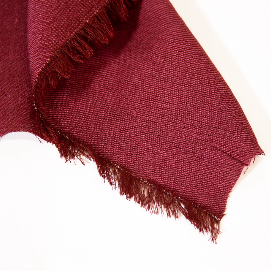 Linen Tencel Twill - Robin Red