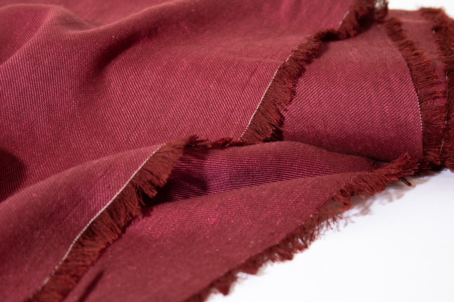 Linen Tencel Twill - Robin Red