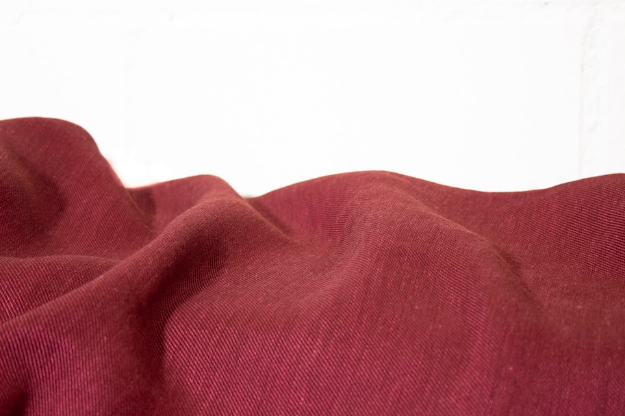 Linen Tencel Twill - Robin Red