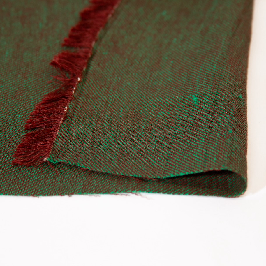 Linen Tencel Twill - Woodpecker Green